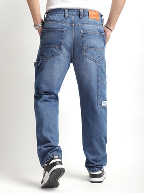 Royal Stitch Dark Blue Denim Cargo