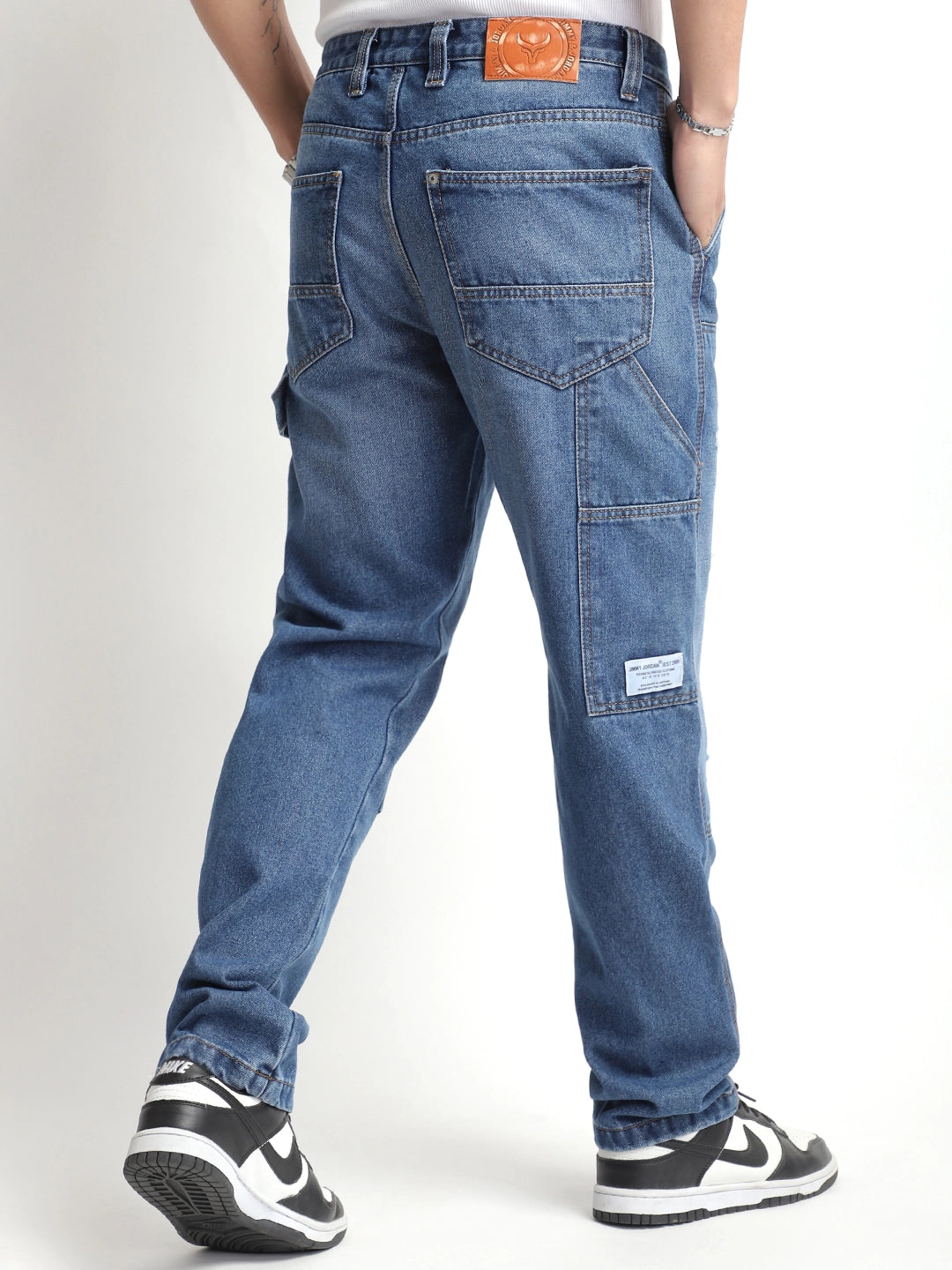 Royal Stitch Dark Blue Denim Cargo