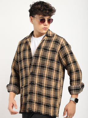 Starlit Brown Check Full Sleeve Shirt