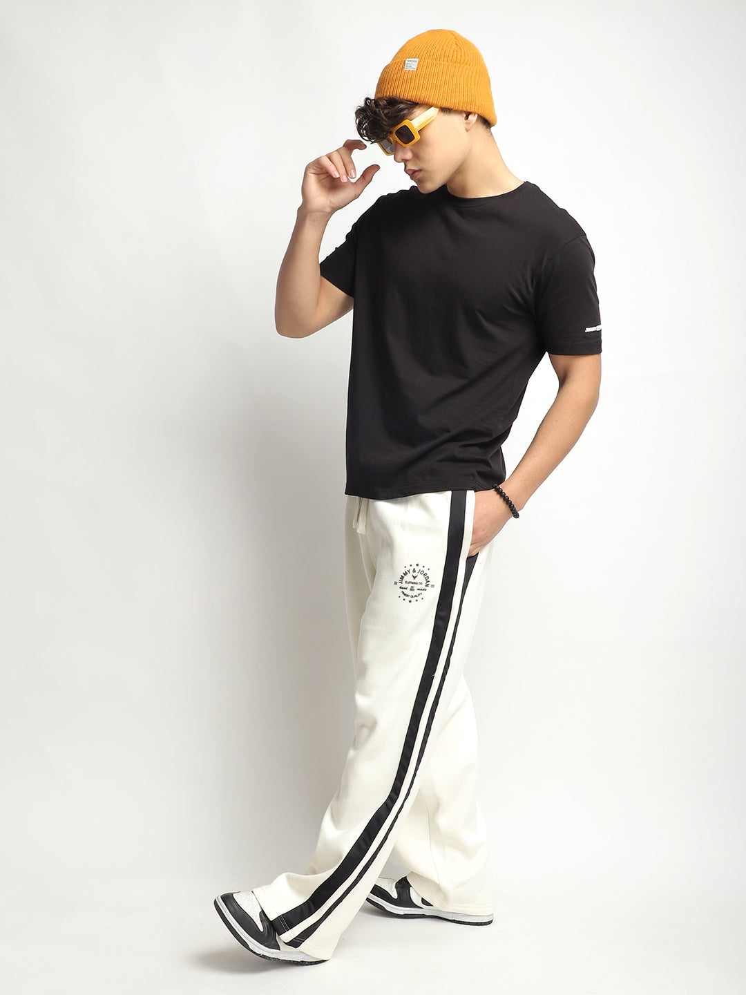 Men White Sweatpants