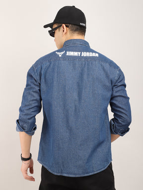 Inkast Dark Blue Denim Shirt