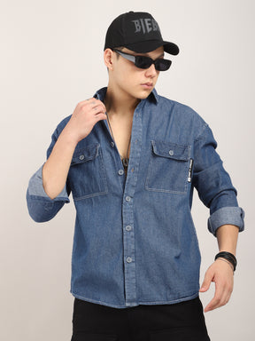 Inkast Dark Blue Denim Shirt