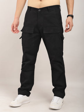 Glory Black Multi Pocket Cargo