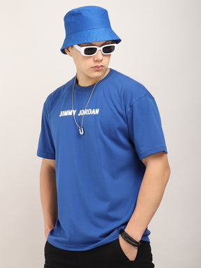 Good Oversized Royal Blue T-Shirt