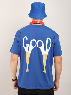 Good Oversized Royal Blue T-Shirt