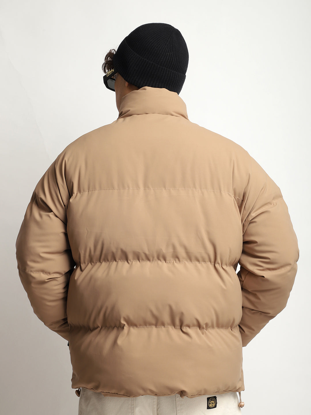 Urban Street Camel Brown Oversized Puffer Jacket