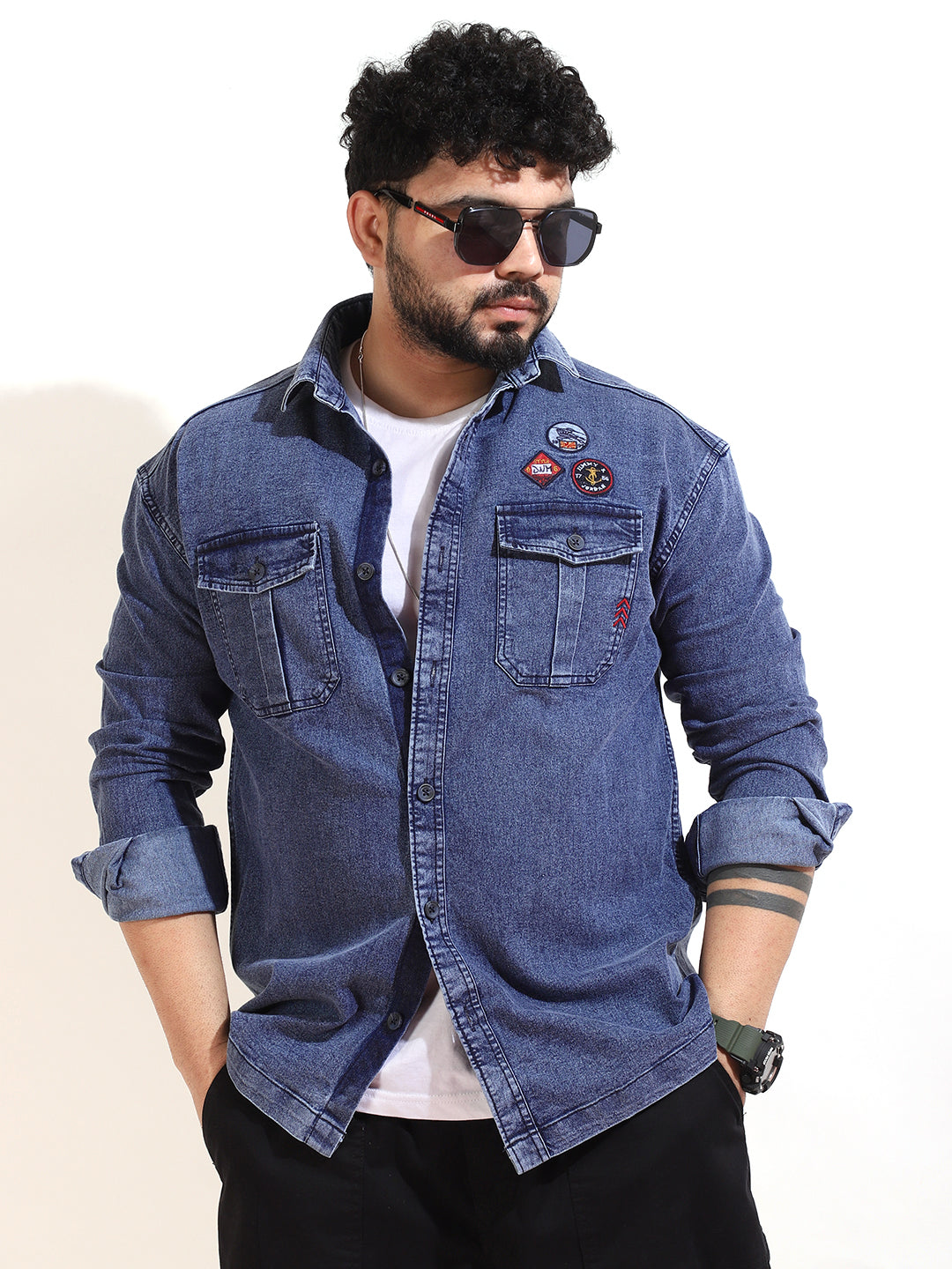 Trendy Denim Shirts for Young Boys (6-16 years) for Casual Outings| Shop  Online MashUp @Krazyla.com – MASHUP