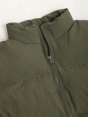 Urban Street Mystic Green Oversized Puffer Jacket