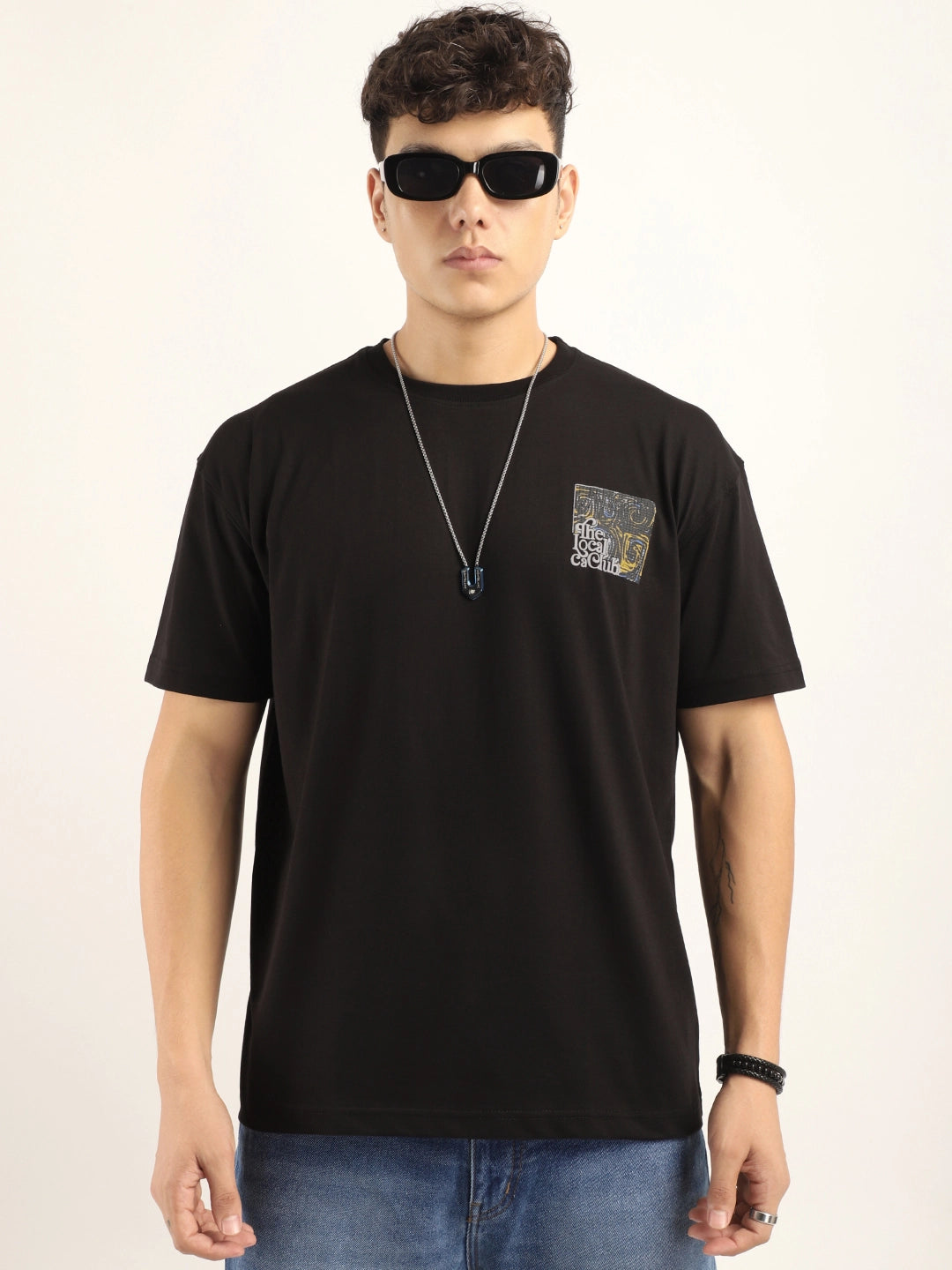 Wish Black Oversized T-Shirt