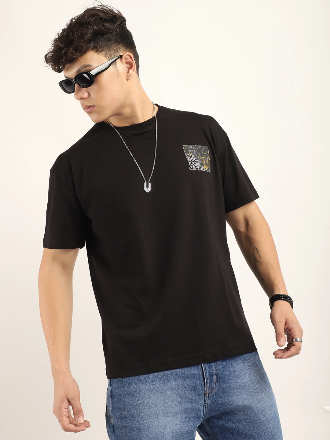 Wish Black Oversized T-Shirt