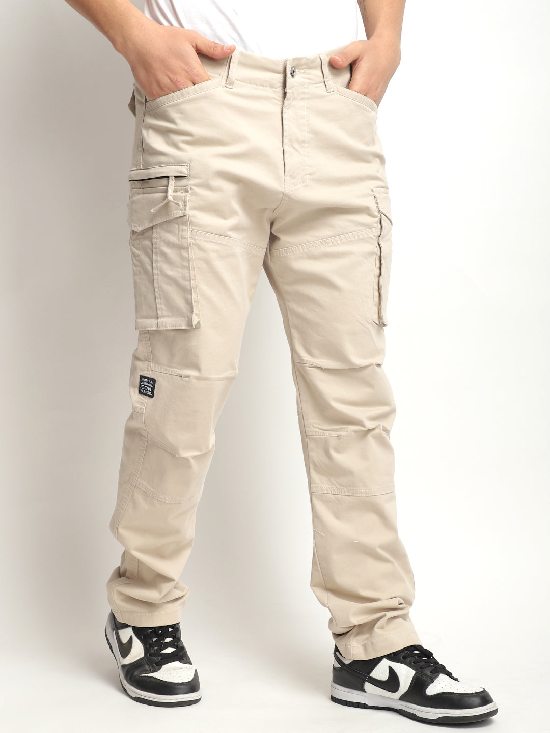 Park Lane Cream Cotton Cargo