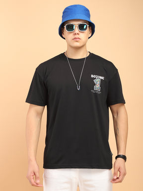 Become One Oversized Black T-Shirt
