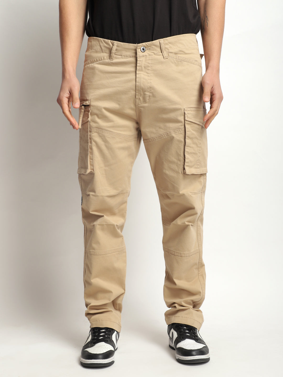 Park Lane Beige Cotton Cargo