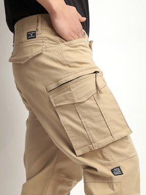 Park Lane Beige Cotton Cargo