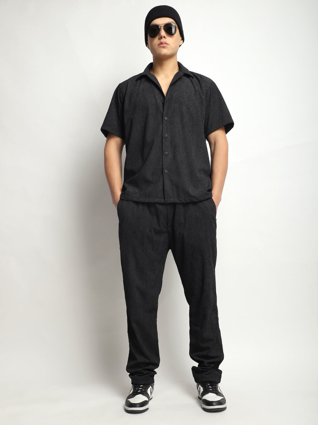 Harmony Corduroy Black Co-Ord Set