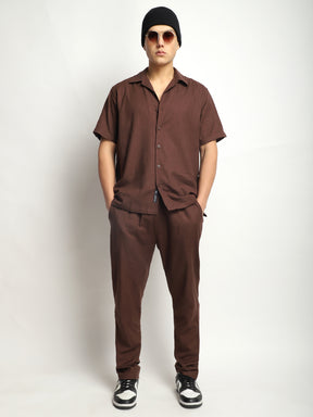 Linen Atlant Coffee Co-Ord Set