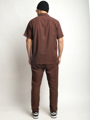 Linen Atlant Coffee Co-Ord Set