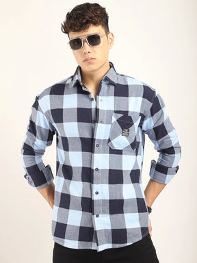 Square Couture Sky Check Shirt