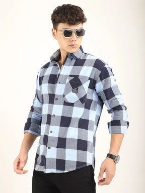 Square Couture Sky Check Shirt