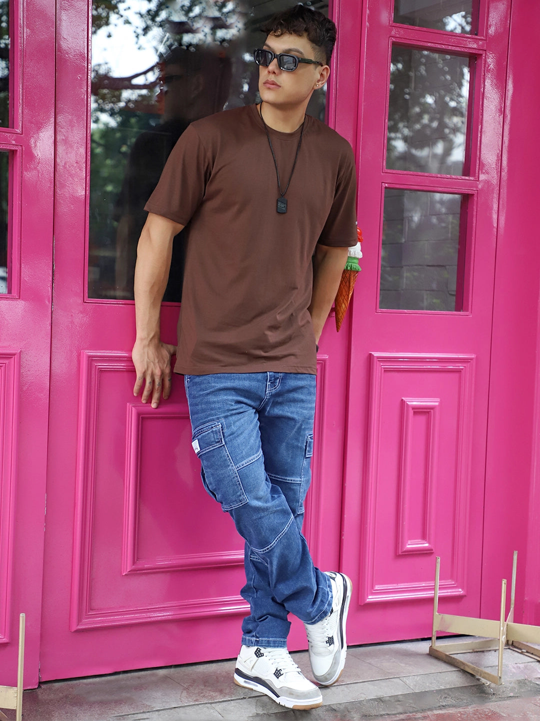 Twilight Fade Trypan Blue Denim Cargo