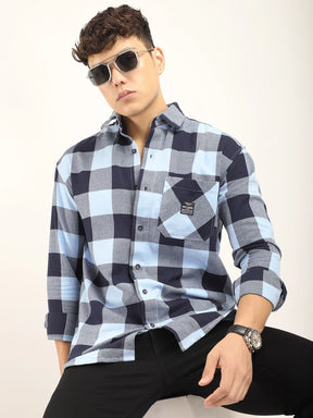 Square Couture Sky Check Shirt