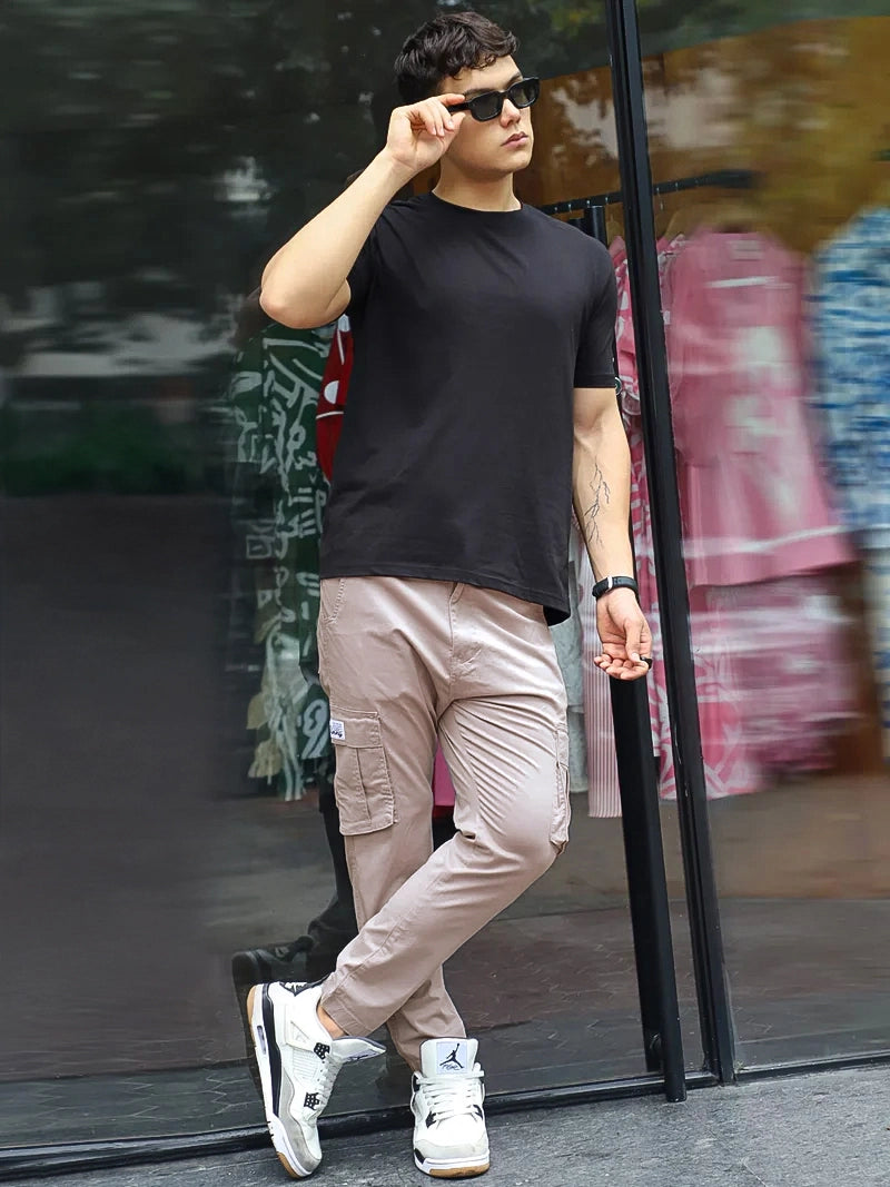 Sandroot Rouge Pink Cotton Cargo