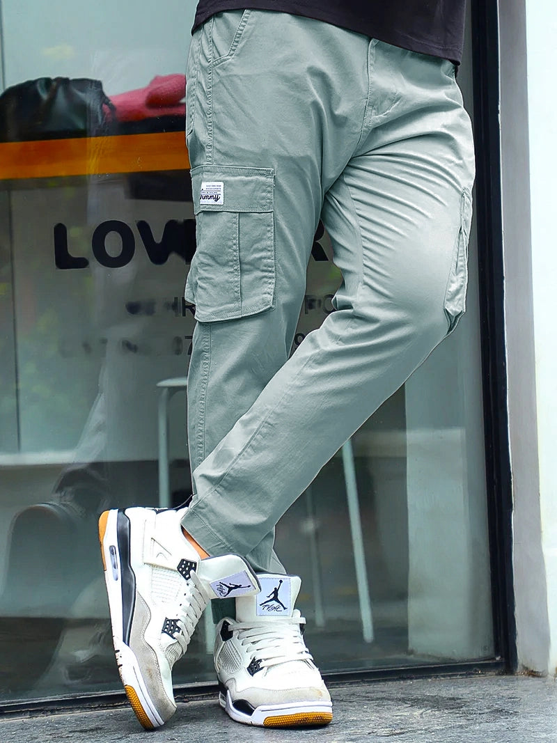 Sandroot Smoke Grey Cotton Cargo