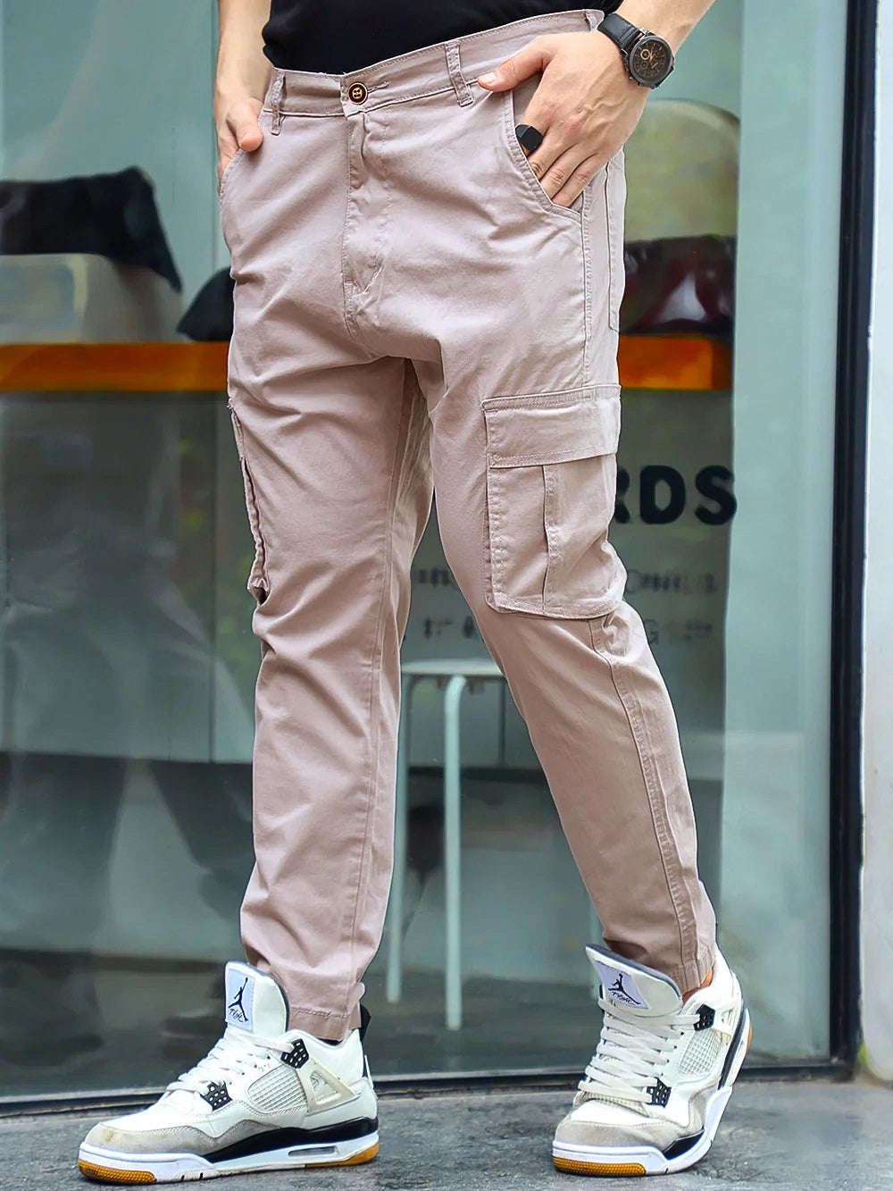Sandroot Rouge Pink Cotton Cargo