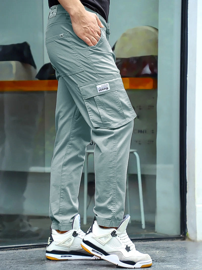 Sandroot Smoke Grey Cotton Cargo