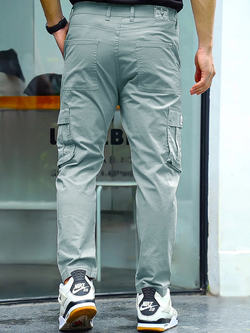 Sandroot Smoke Grey Cotton Cargo
