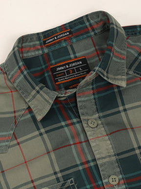 Everyday Green Full Sleeve Check Shirt