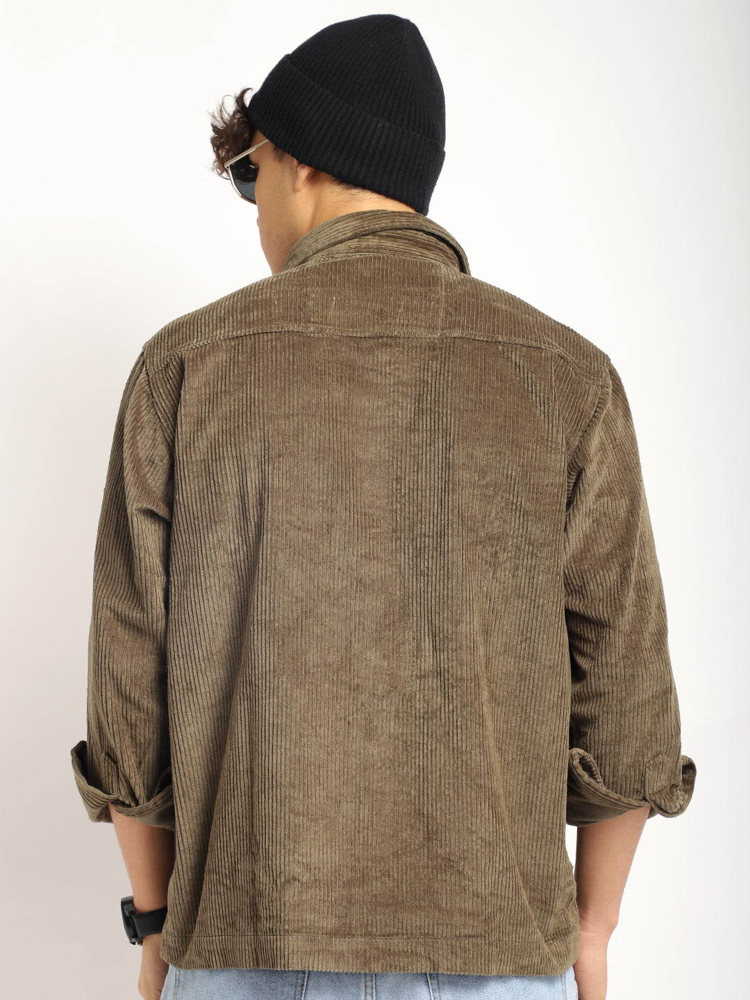 Prime Fit Corduroy Chocolate Shacket