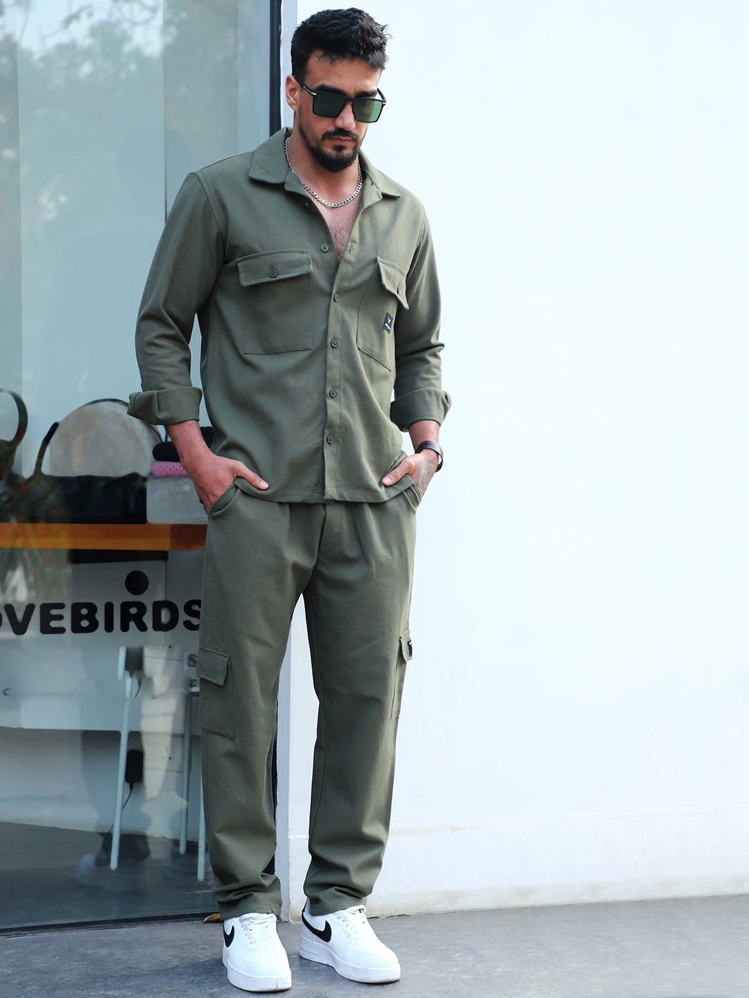 Heatwave Basil Green Co-Ord Set