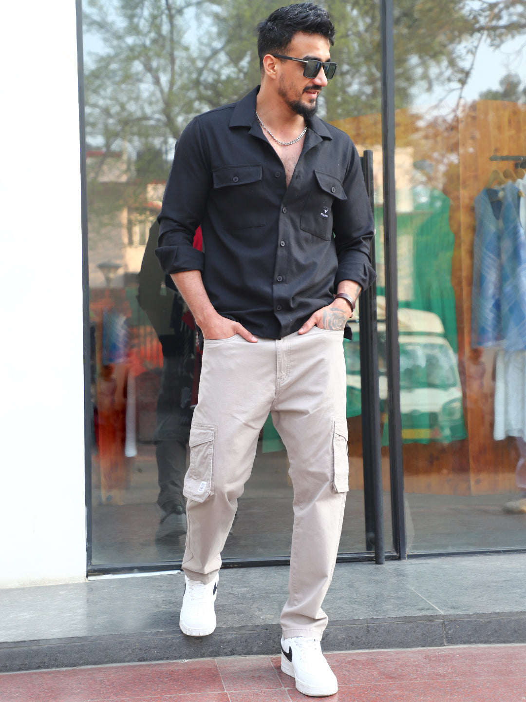 Legacy Grey Cotton Cargo