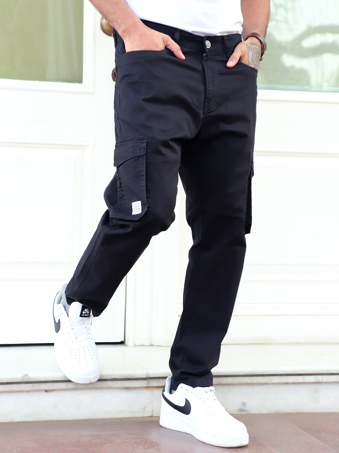 Legacy Black Cotton Cargo