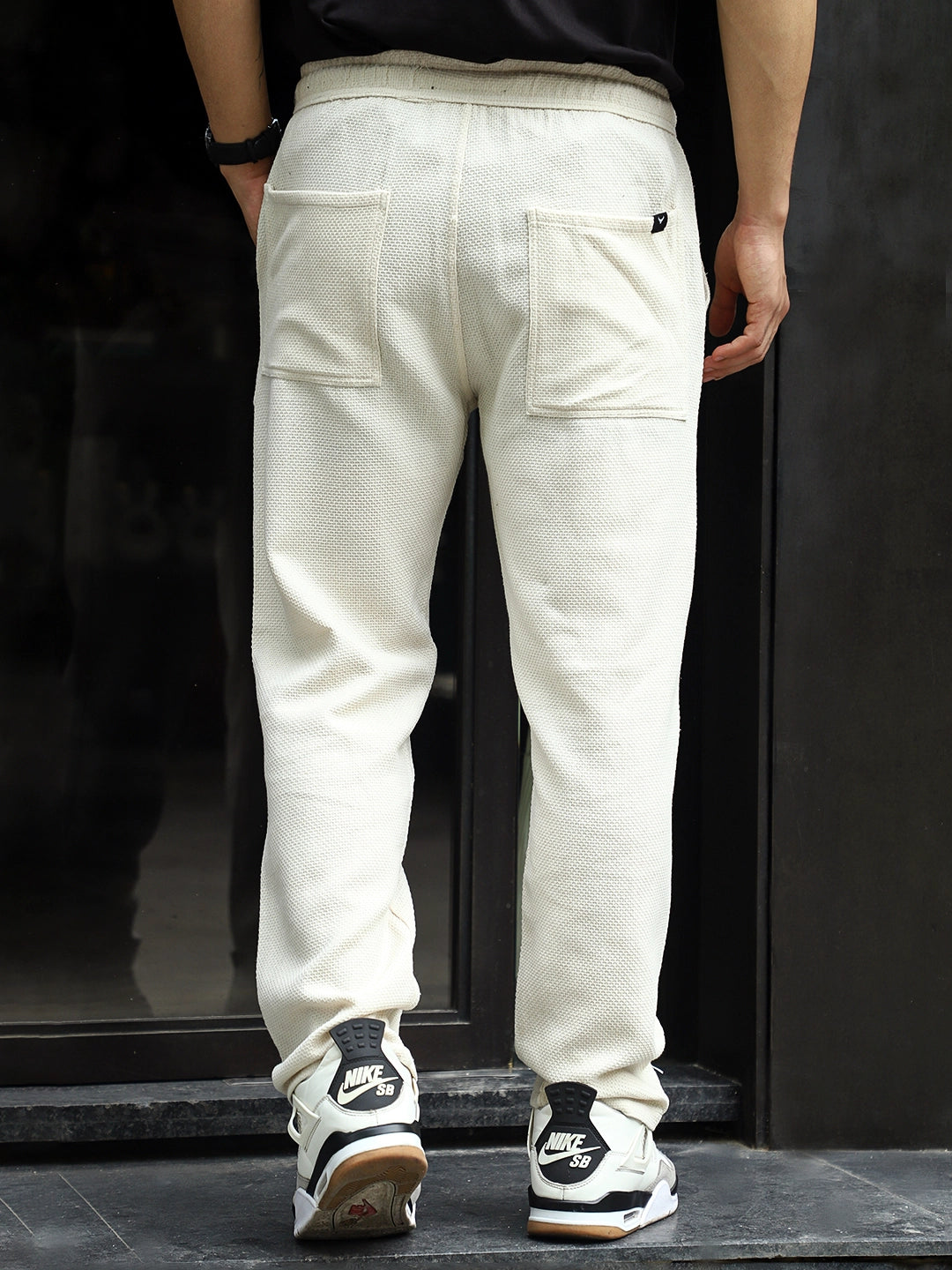 Shorefit  Off   White Texture  Trouser