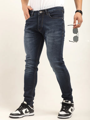 Voult Dark Blue Ankle Fit jeans