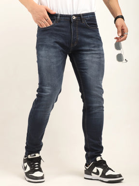 Voult Dark Blue Ankle Fit jeans