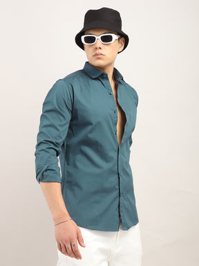 Viggo Plain Blue Shirt
