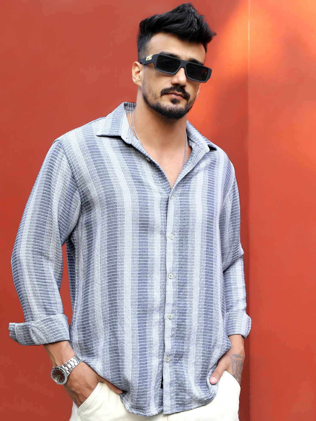 Timeless Blue Full Sleeve Shirt