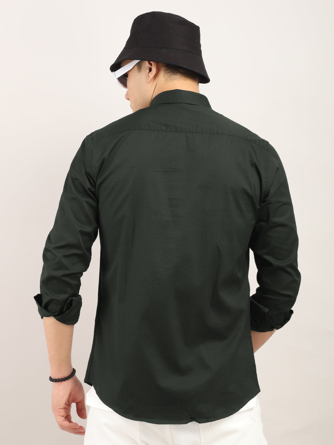 Viggo Plain Dark Green Shirt