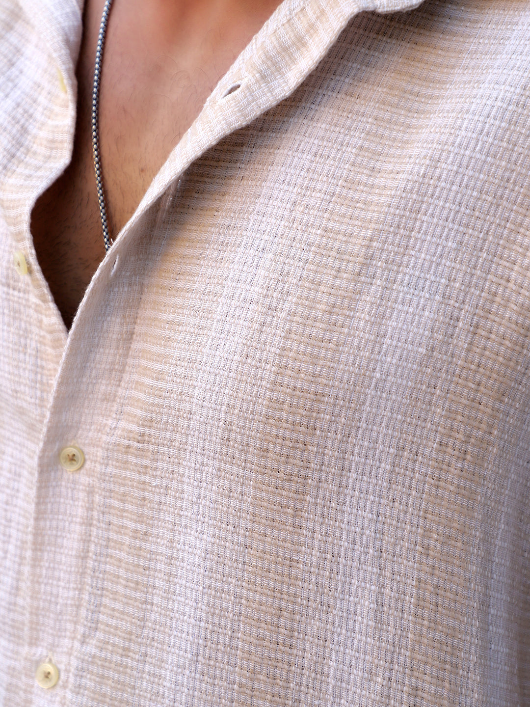 Timeless Beige Full Sleeve Shirt
