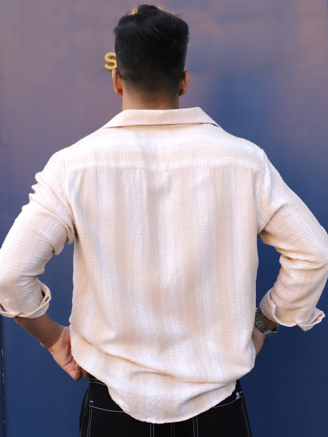 Timeless Beige Full Sleeve Shirt