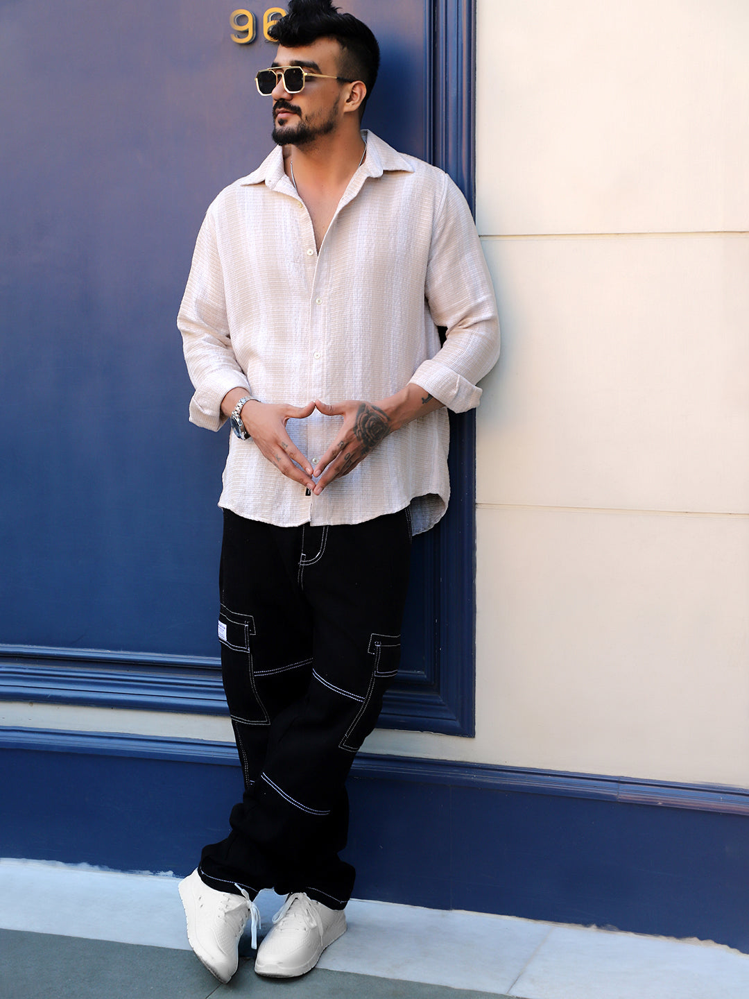Timeless Beige Full Sleeve Shirt