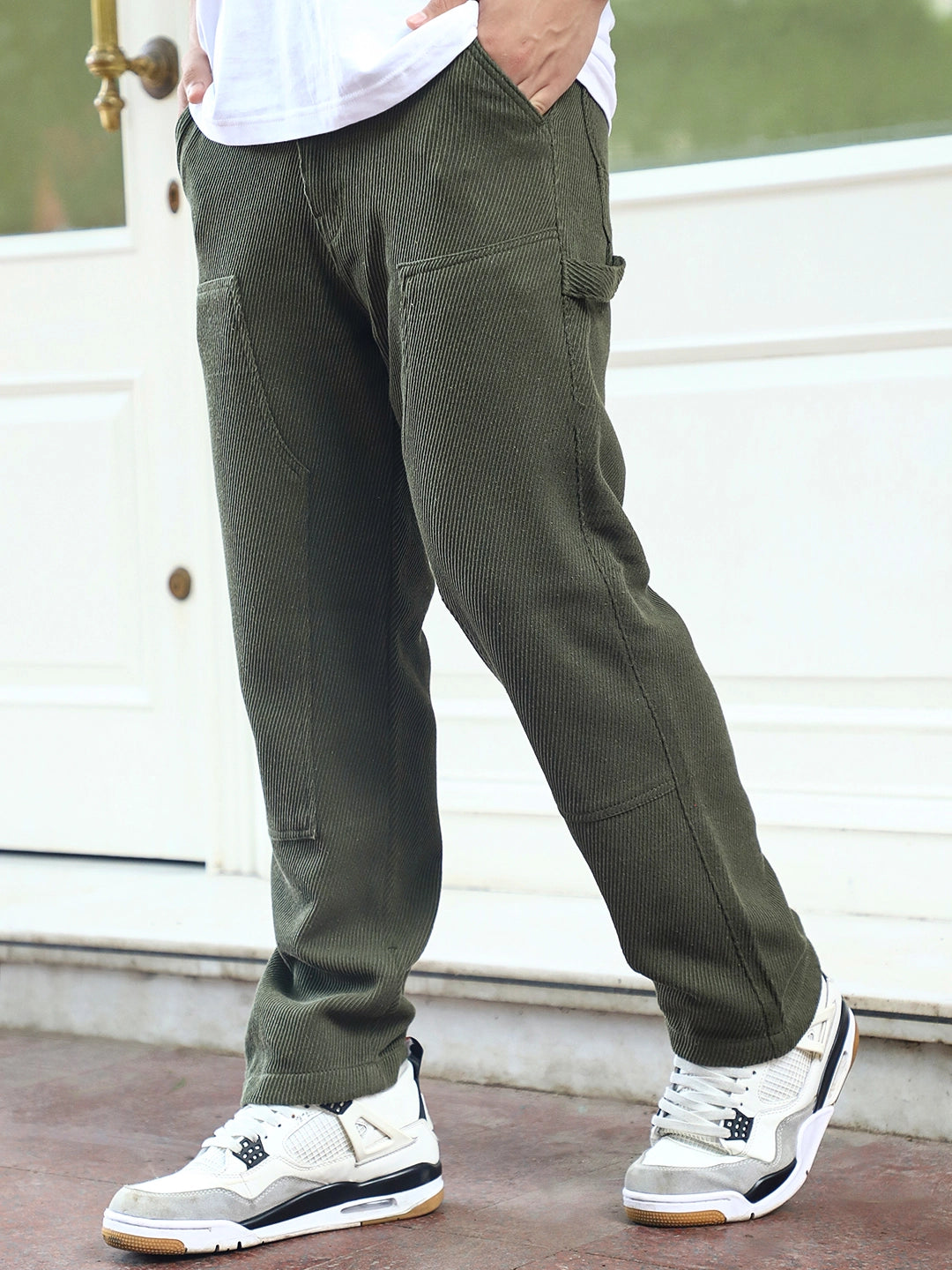 Tiger Claw Dark Green Cotrise Cargo