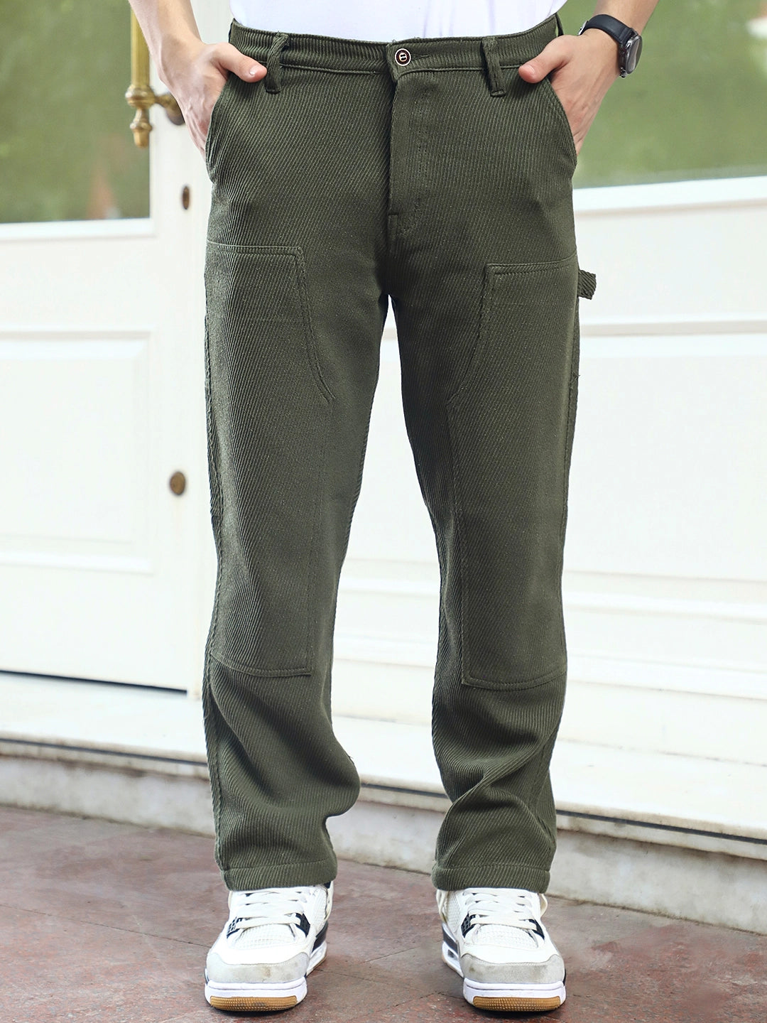 Tiger Claw Dark Green Cotrise Cargo