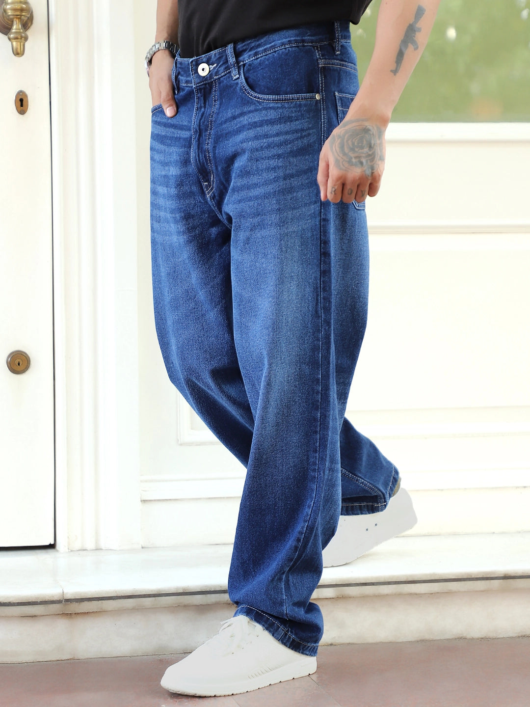 90s Revival Blue Baggy Fit Jeans