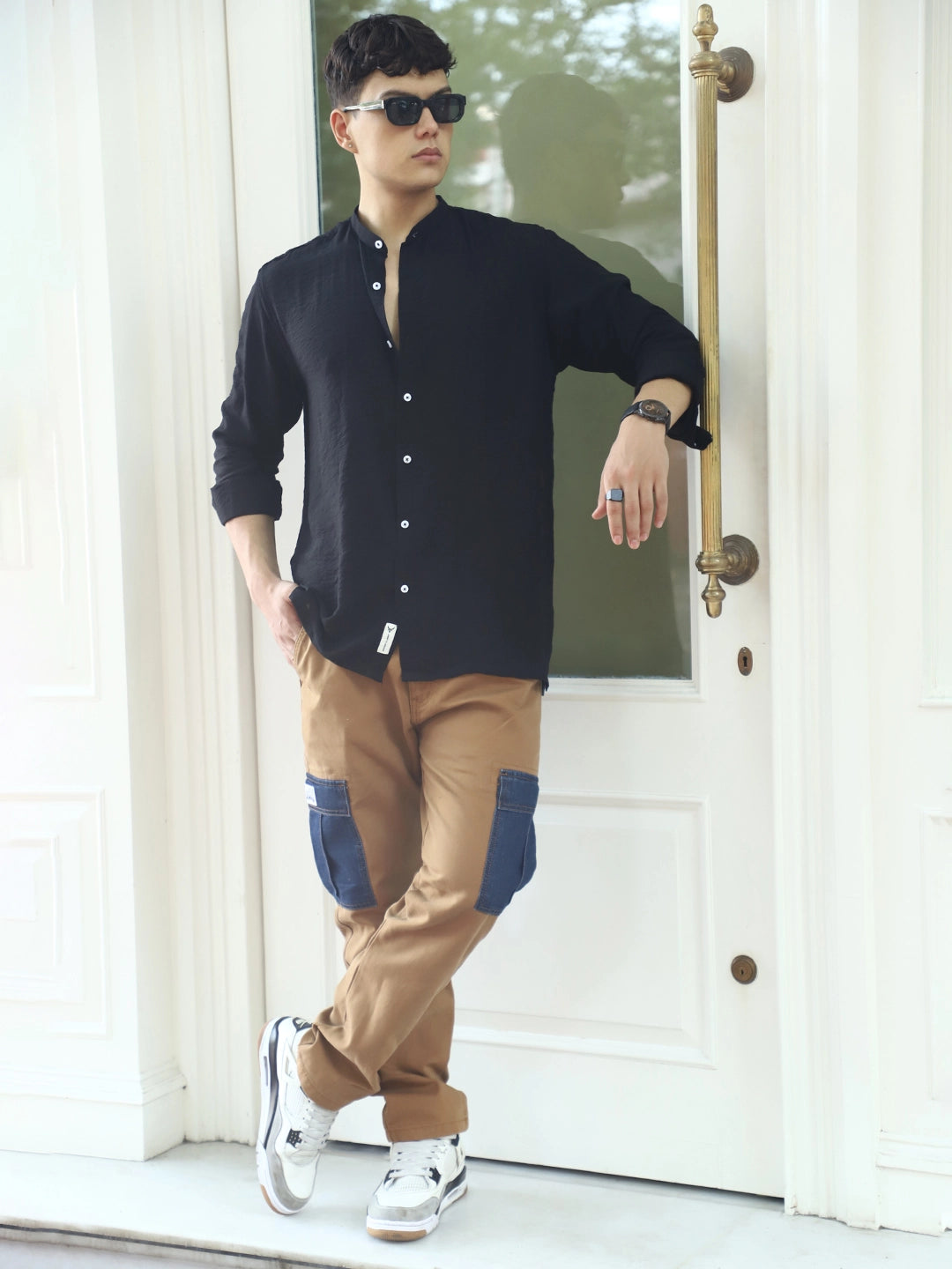 Toughcraft Caramel Brown Denim Cargo