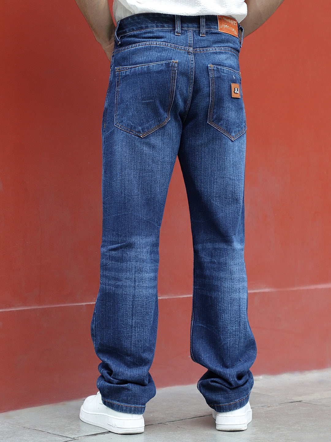 Oliver Dark Cabal Blue Denim Straight Fit Jeans