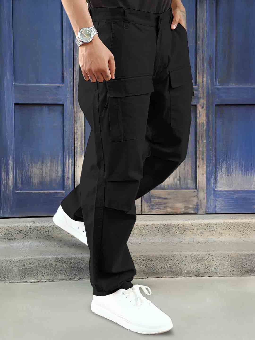 Riverside Black Cotton Cargo